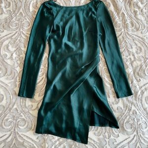 Emerald Green Long Sleeve Dress